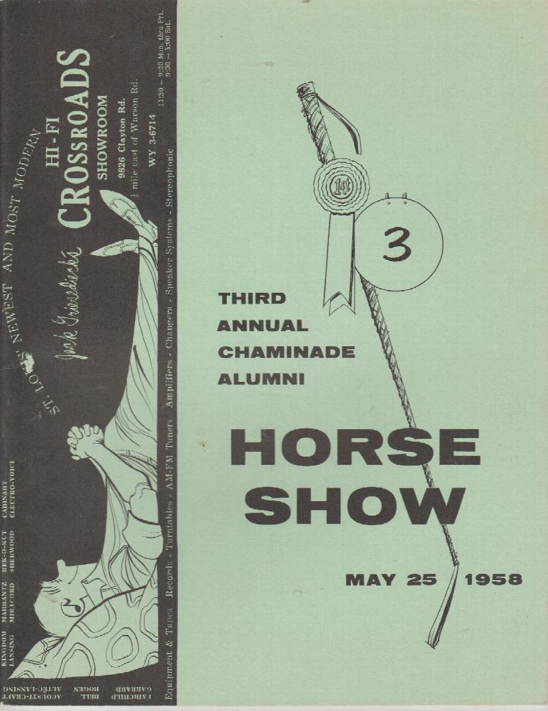 Image for Third Annual Chaminade Alumni Horse Show, Program