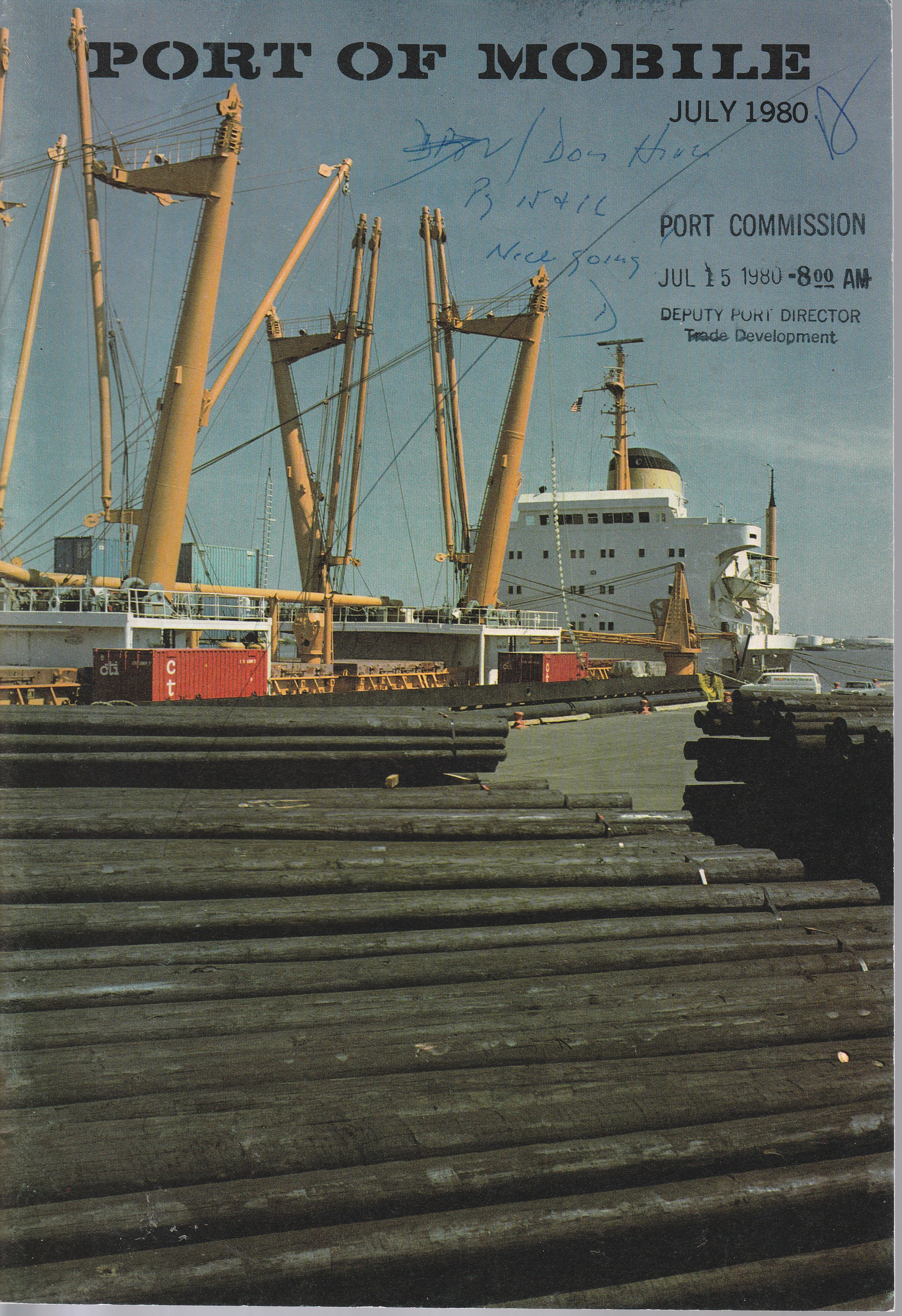 Port of Mobile: Alabama State Docks Department, July 1980