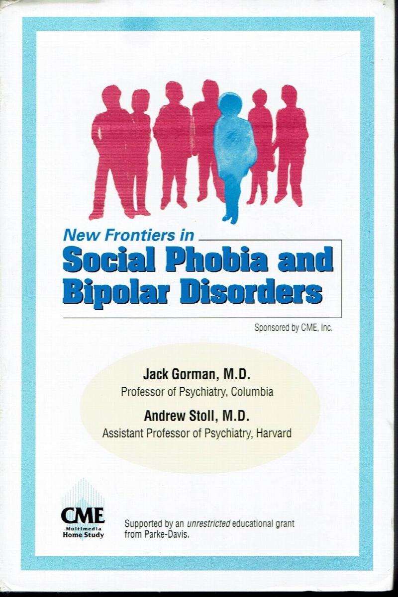 Image for New Frontiers in Social Phobia and Bipolar Disorders