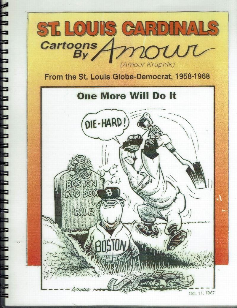 St. Louis Cardinals Cartoons By Amour (Amour Krupnik) from the St. Louis  Globe-Democrat 1958-1968