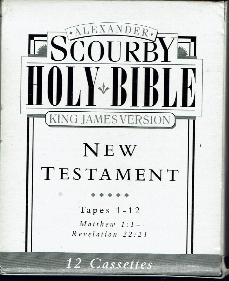 Image for Alexander Scourby Holy Bible New Testament, King James Version, Audio Book
