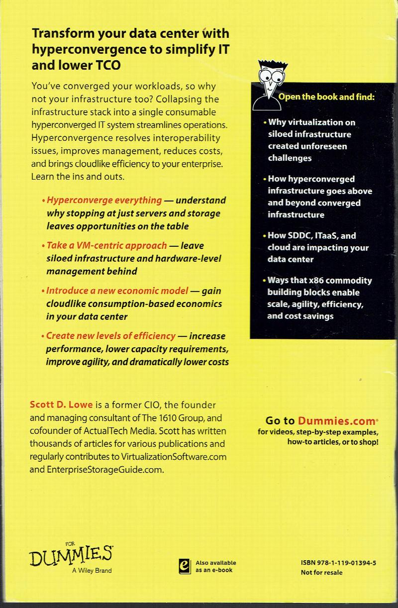 Hyperconverged Infastructure for Dummies: SimpliVity Special Edition