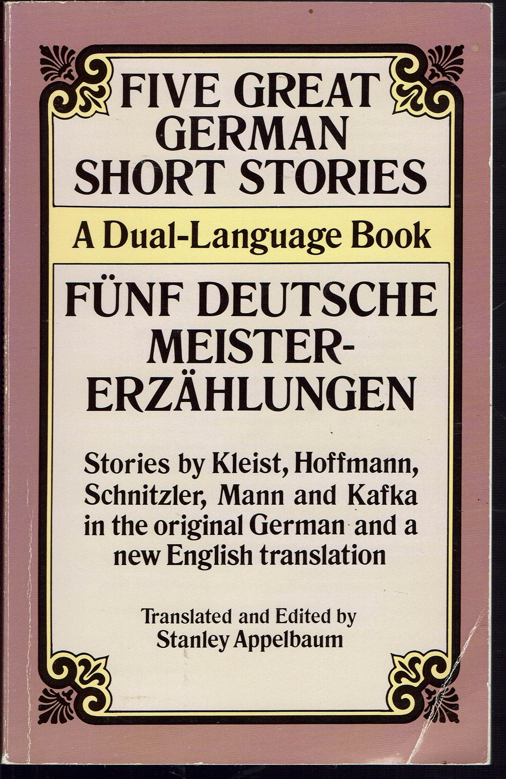 Image for Five Great German Short Stories/Fumf Deutsche Meistererzahlungen:  A Dual Language Book