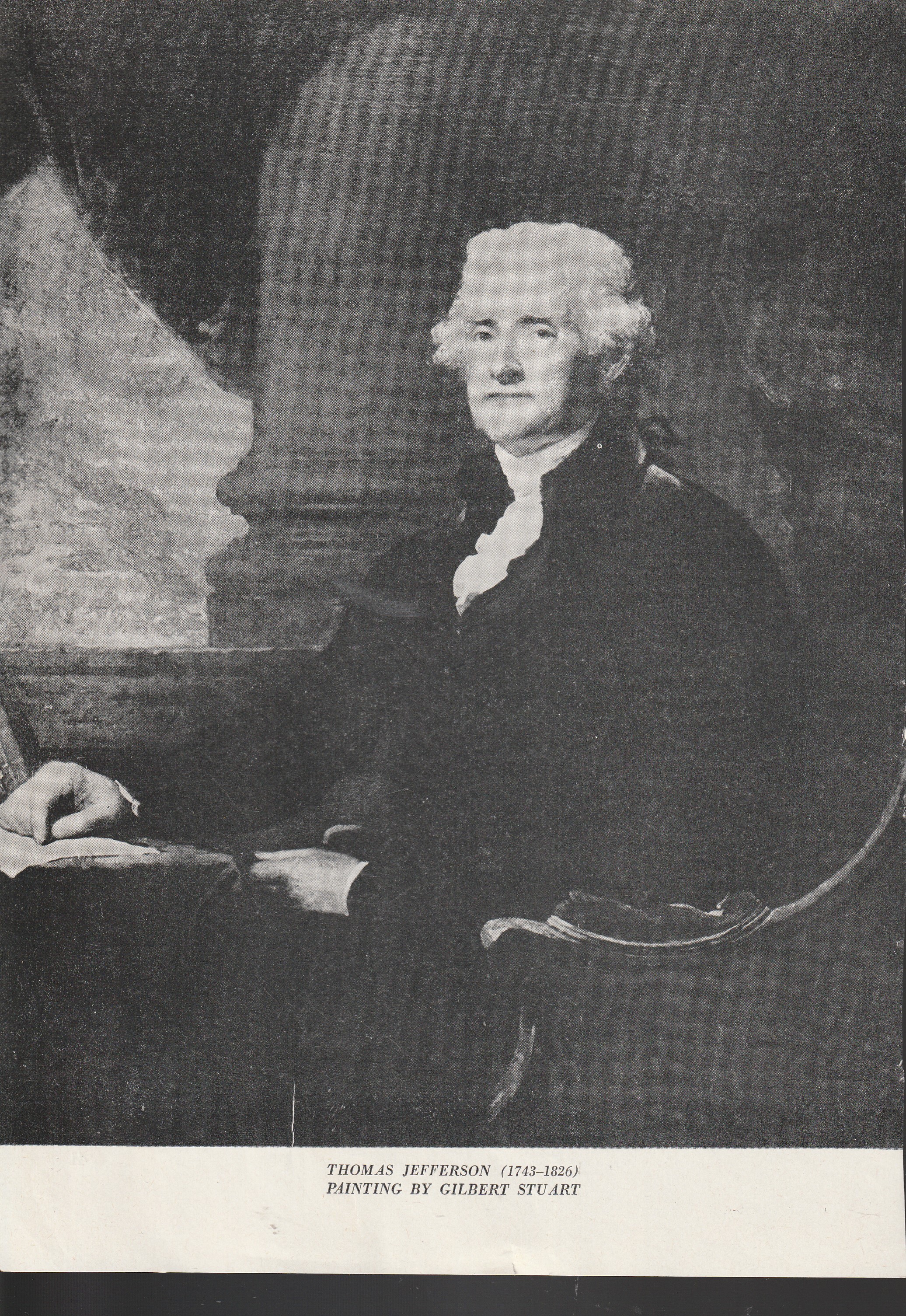 Thomas Jefferson 1796 by Gilbert Stuart; Letter to Adams PHOTOS FROM BOOK