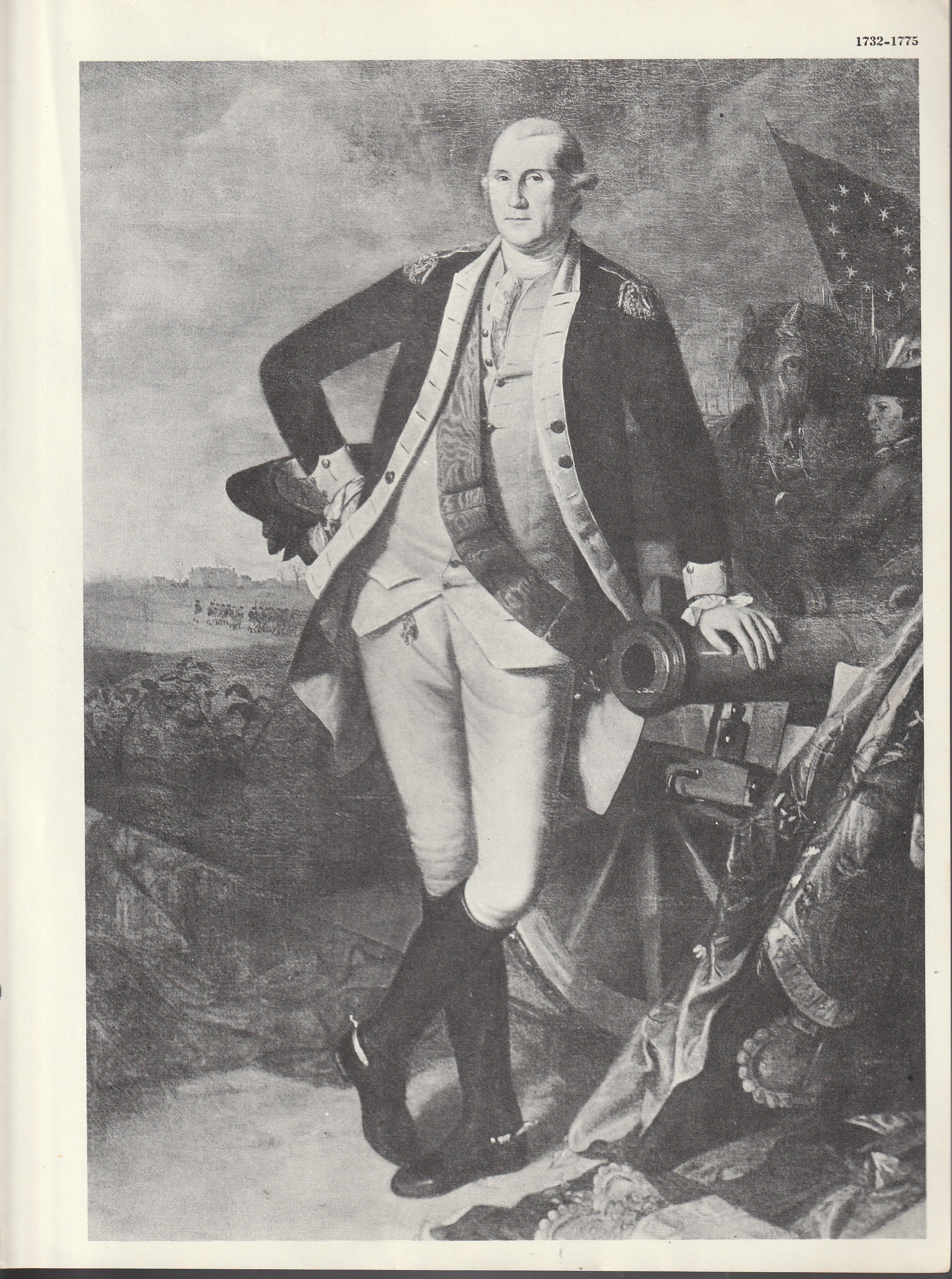 George Washington Portrait circa 1775; Washington Leads the Revolution 5 Renderings, From Book