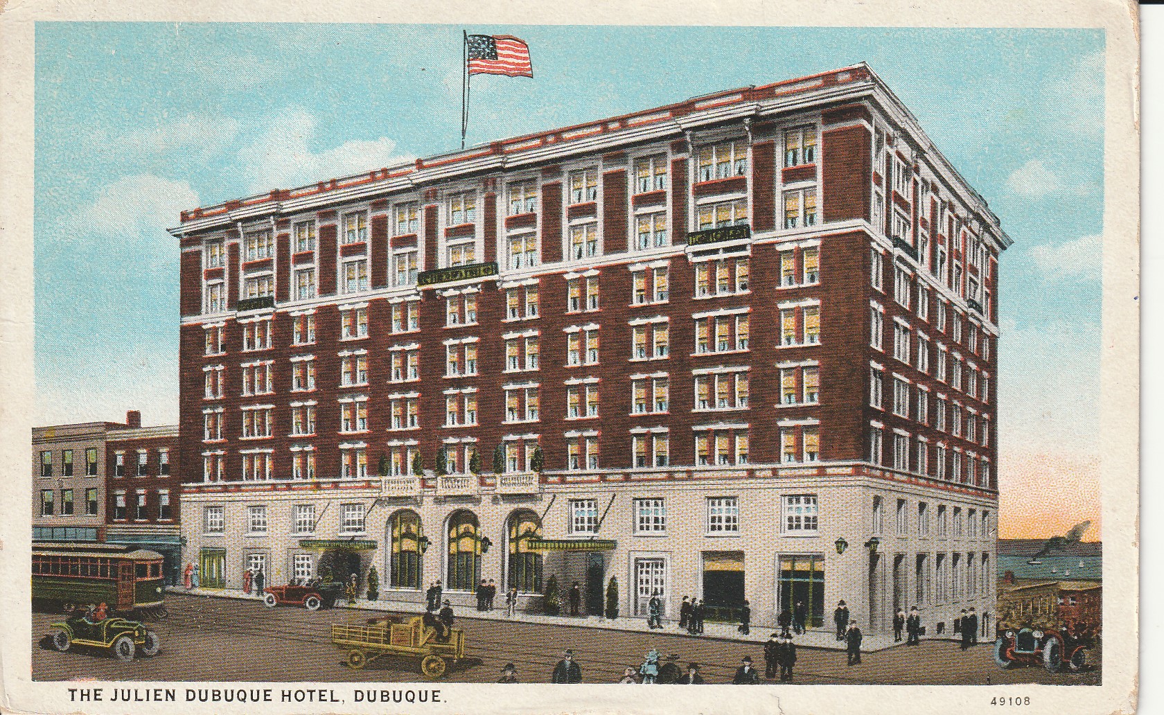 Julien Dubuque Hotel Dubuque IA 1926 2 Washington