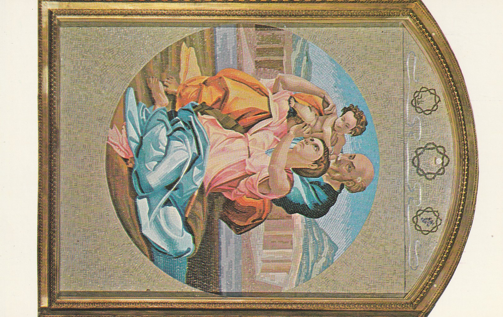 Michelangelo Mosaic St Martin's Church NY 1960 The Holy Family