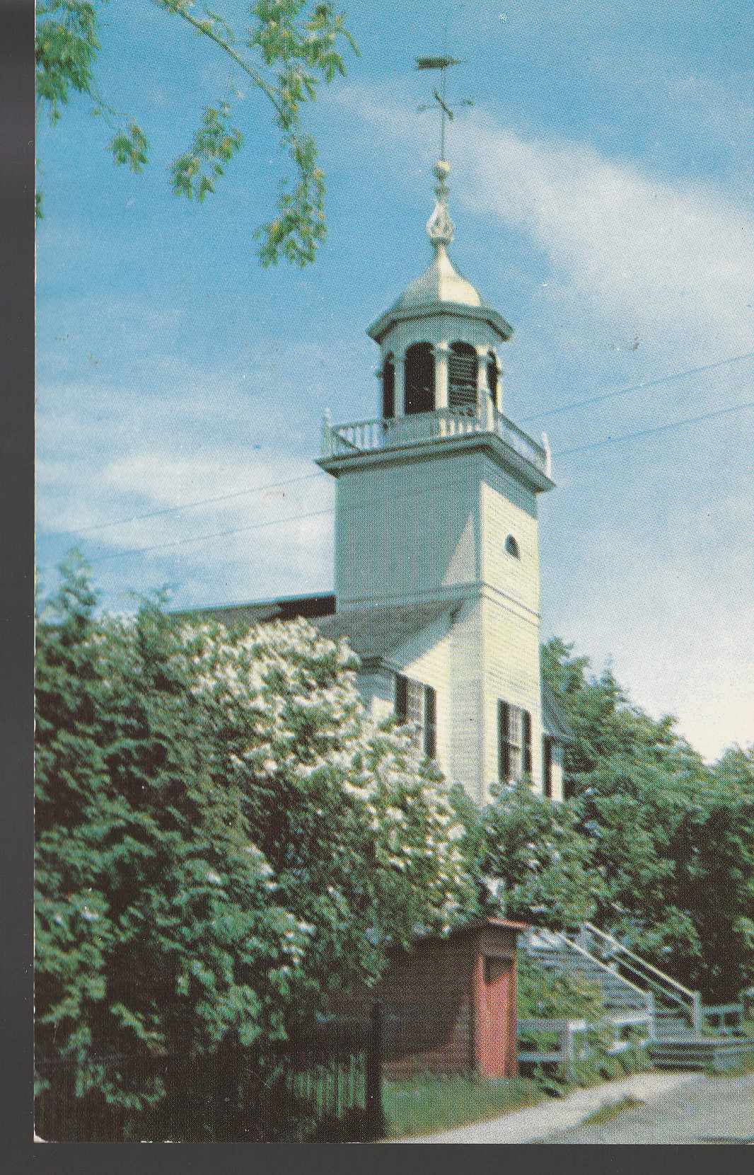Old Mission Church Mackinac Island, MI circa 1960 Photo Postcard