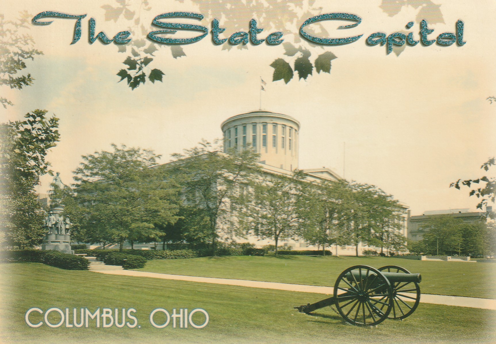 Columbus OH State Capitol Greek Revival Architecture Gary Harman Photo circa 2000