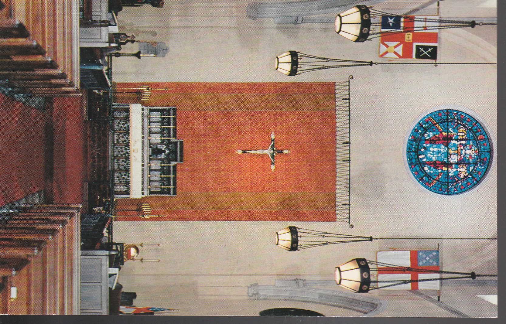 Episcopal Cathedral Church of St Luke Orlando FL 1956 Photo Postcard Sanctuary