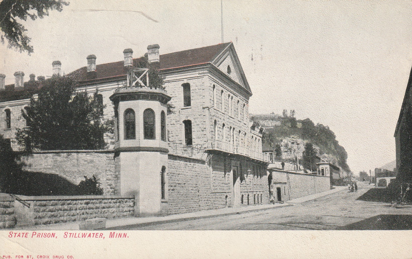 State Prison Stillwater Minnesota 1908 1 Franklin Real Photo Postcard