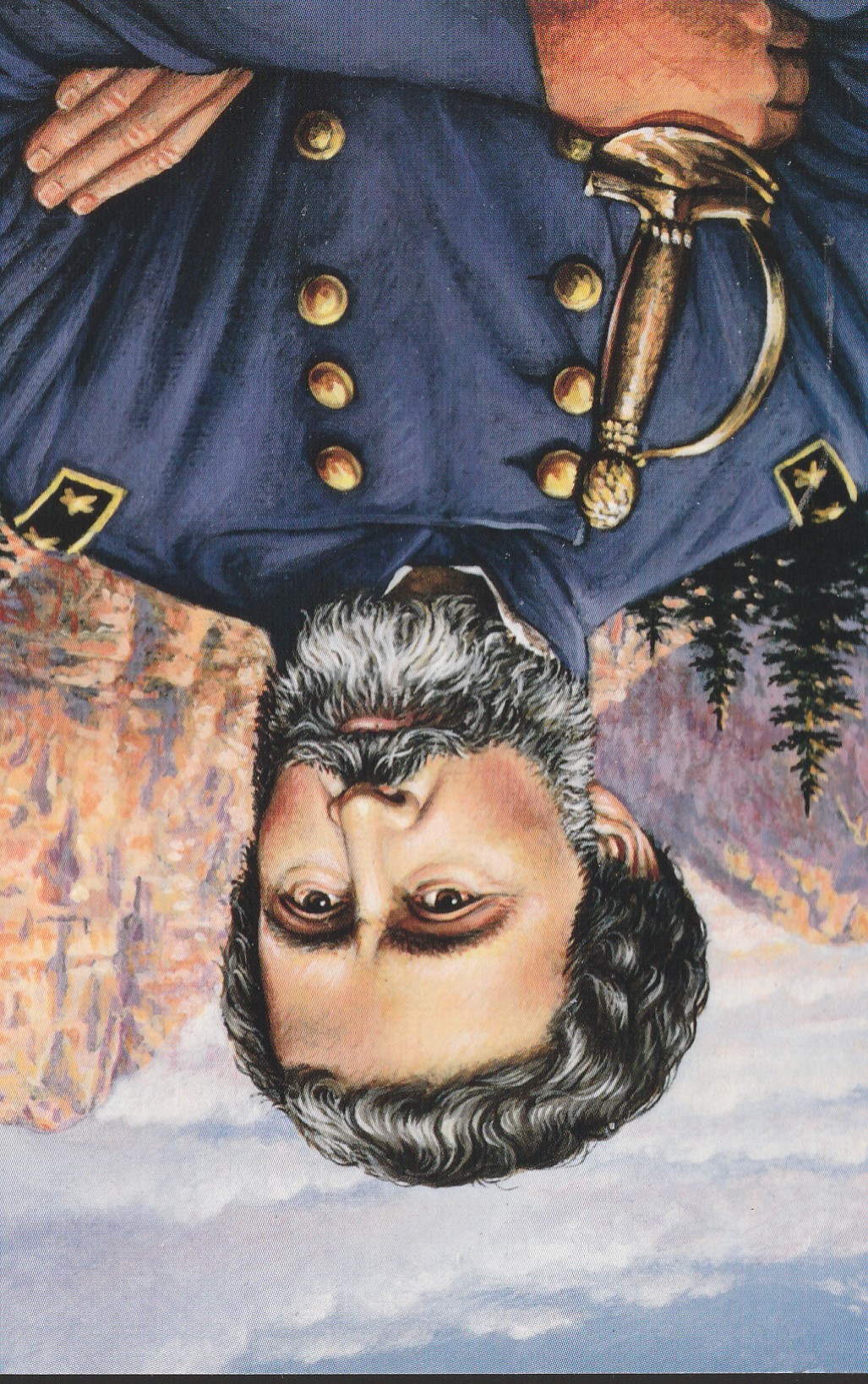 John Fremont Commemorative 19 USPS Postcard 1993 Union Portrait Old West