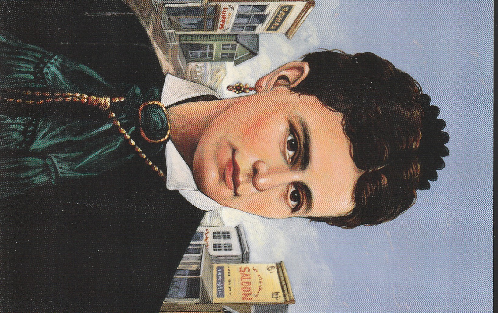 Nellie Cashman Commemorative 19 USPS Postcard 1993 Portrait Angel of Tombstone