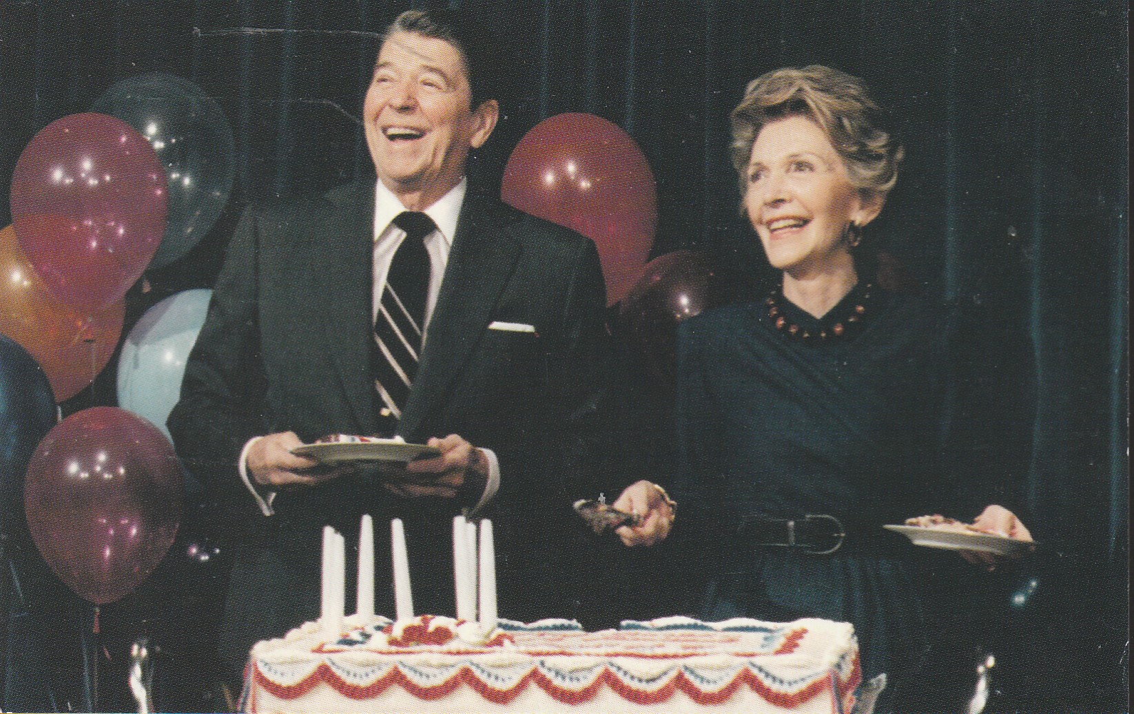 Ronald & Nancy Reagan Official White House Photo Bill Fitz-Patrick Postcard Size