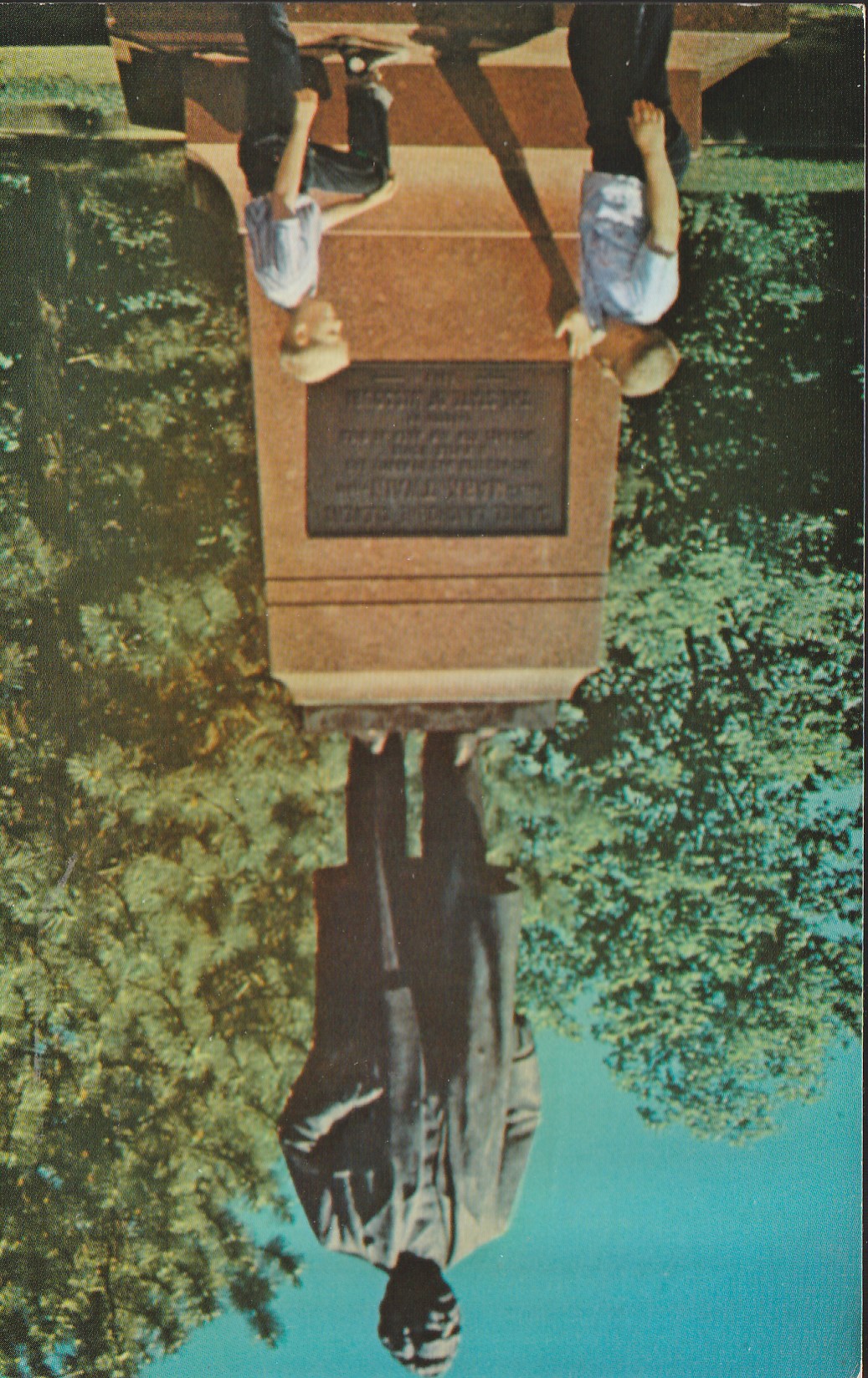 Mark Twain Riverview Park Hannibal MO Frederick Hibbard, circa 1970 Postcard
