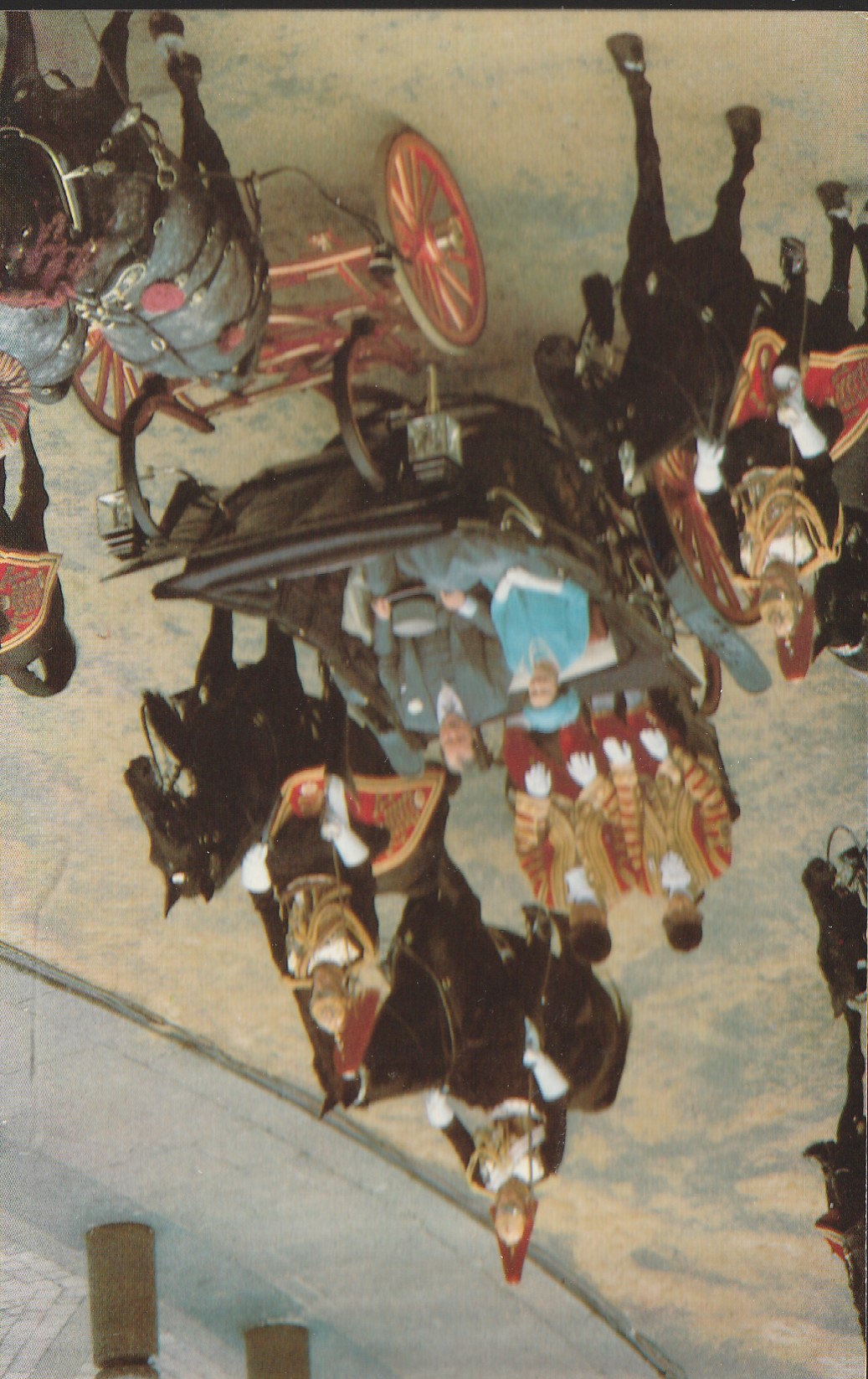 Queen Elizabeth II & Earl of Spencer Open Coach 1981 Wedding Diana/Prince Charles, Postcard