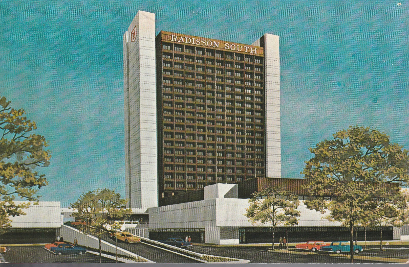 Radisson South Bloomington MN circa 1965 Postcard Rare