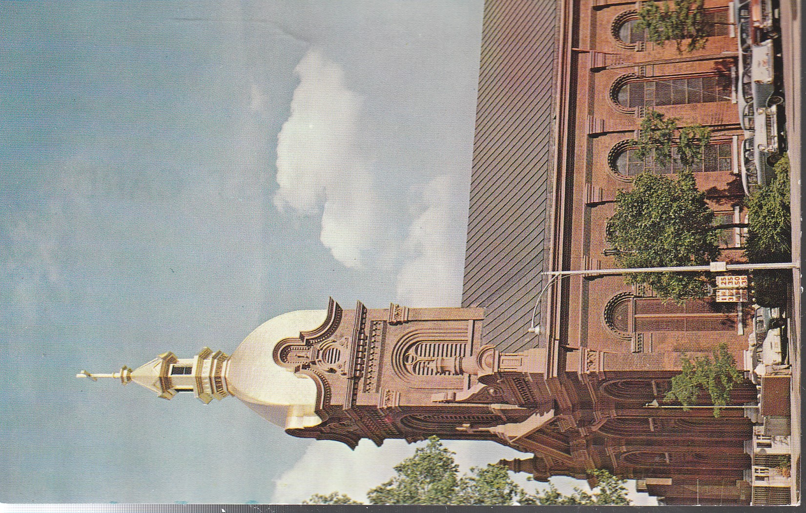 Cathedral of Immaculate Conception Oldest Kansas City MO circa 1960 Photo Postcard