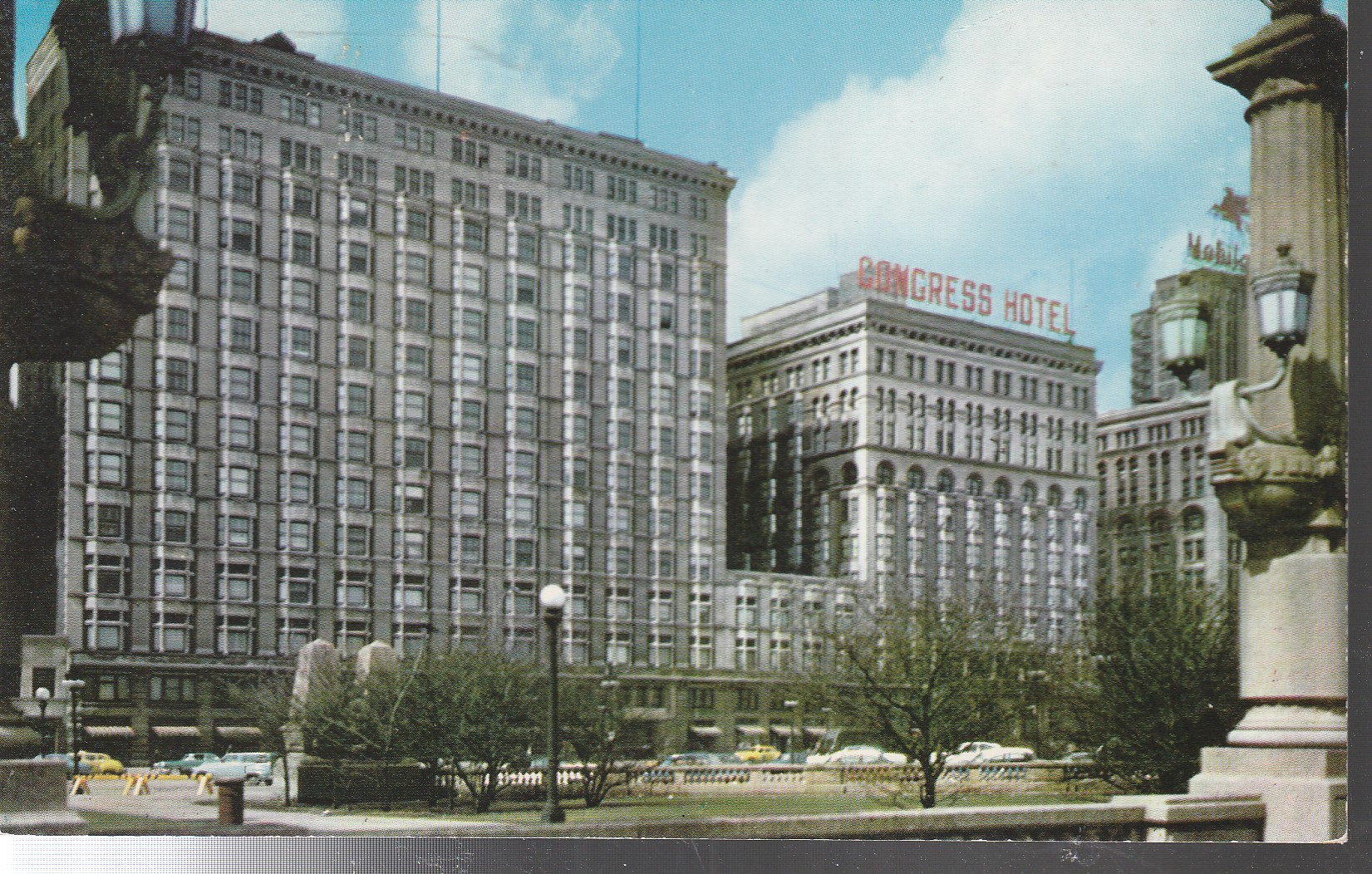 Pick Congress Hotel Michigan Ave & Congress St Chicago IL circa 1970 Postcard