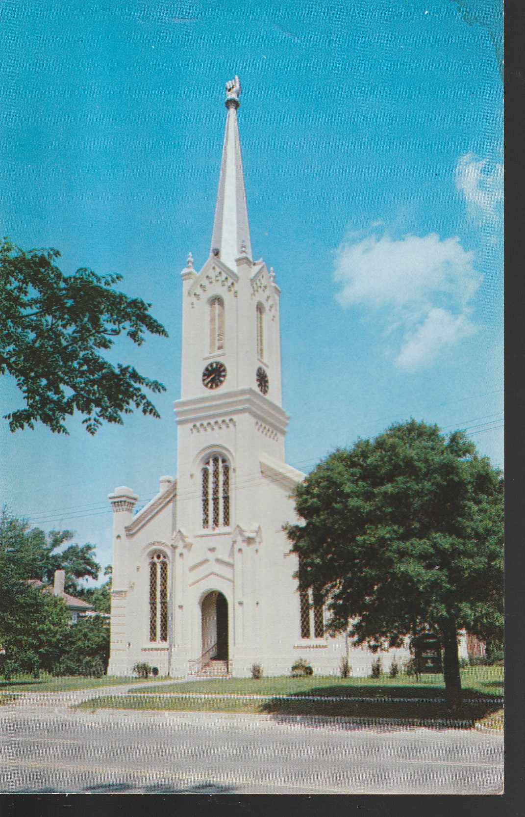 Port Gibson MS First Presbyterian Church Vintage 1958 Postcard Rare