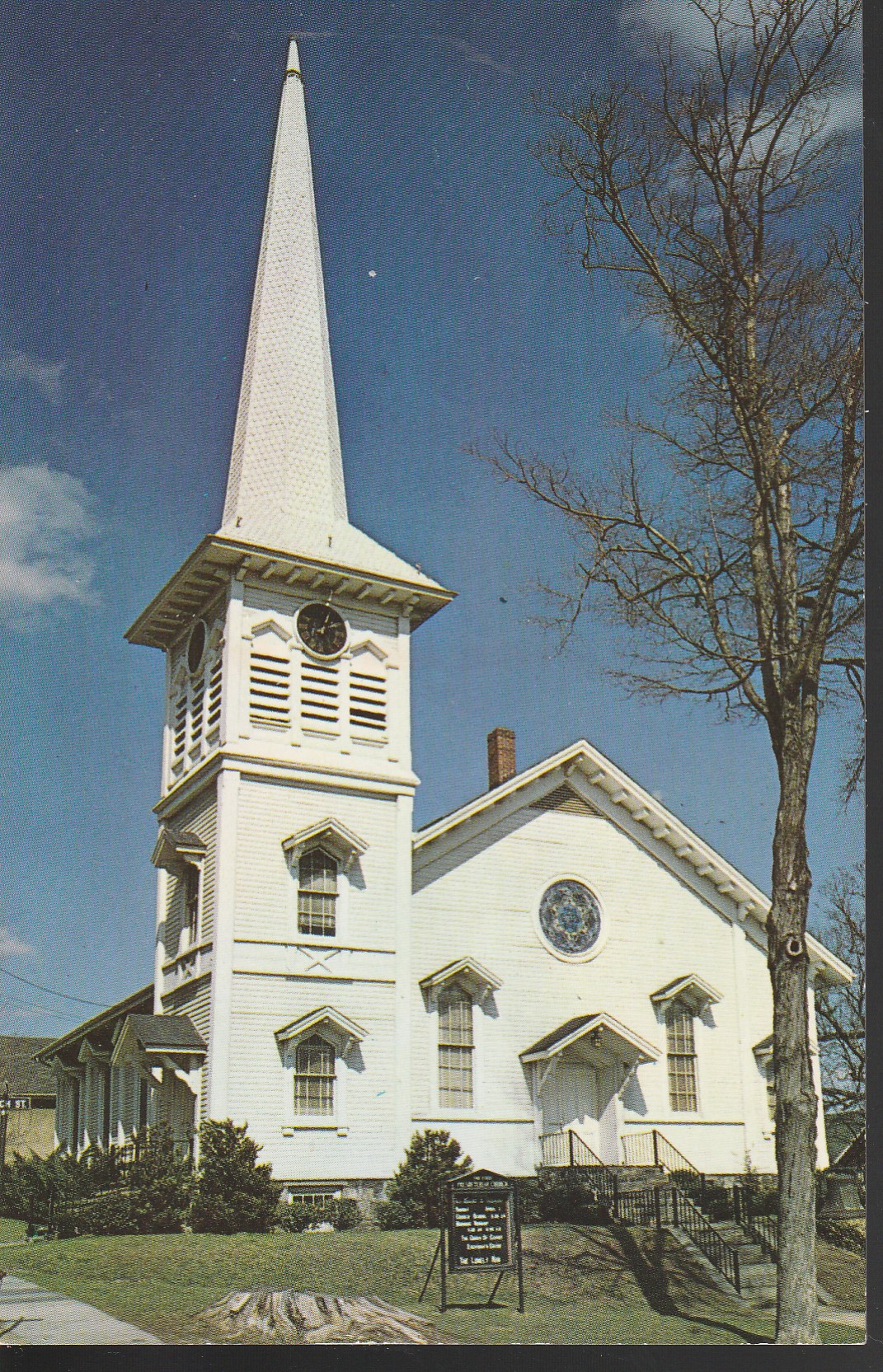Boonton NJ First Presbyterian Church 1962 Morris County Postcard Rare