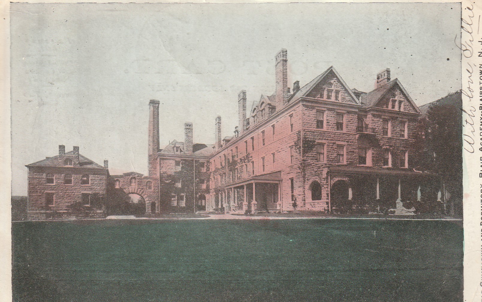 Blair Academy, Blairstown NJ Girls Gym Dorm Vintage 1 Franklin Rare Postcard