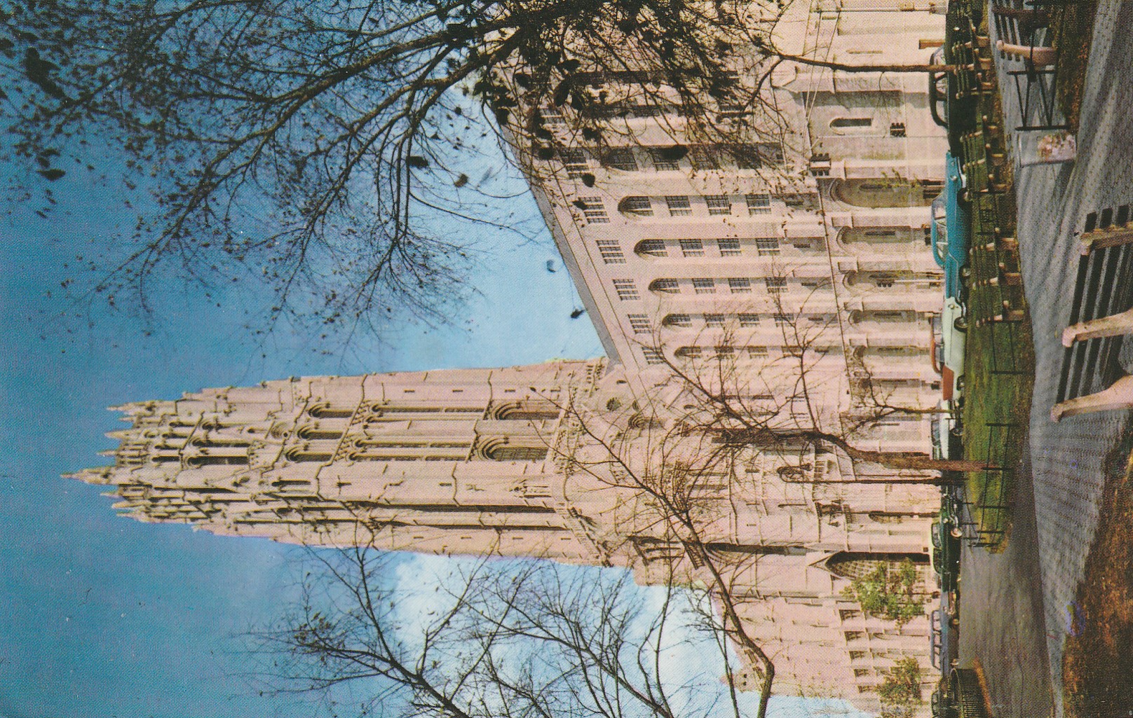 Riverside Church NYC at 122nd St. circa 1970 Photo Postcard