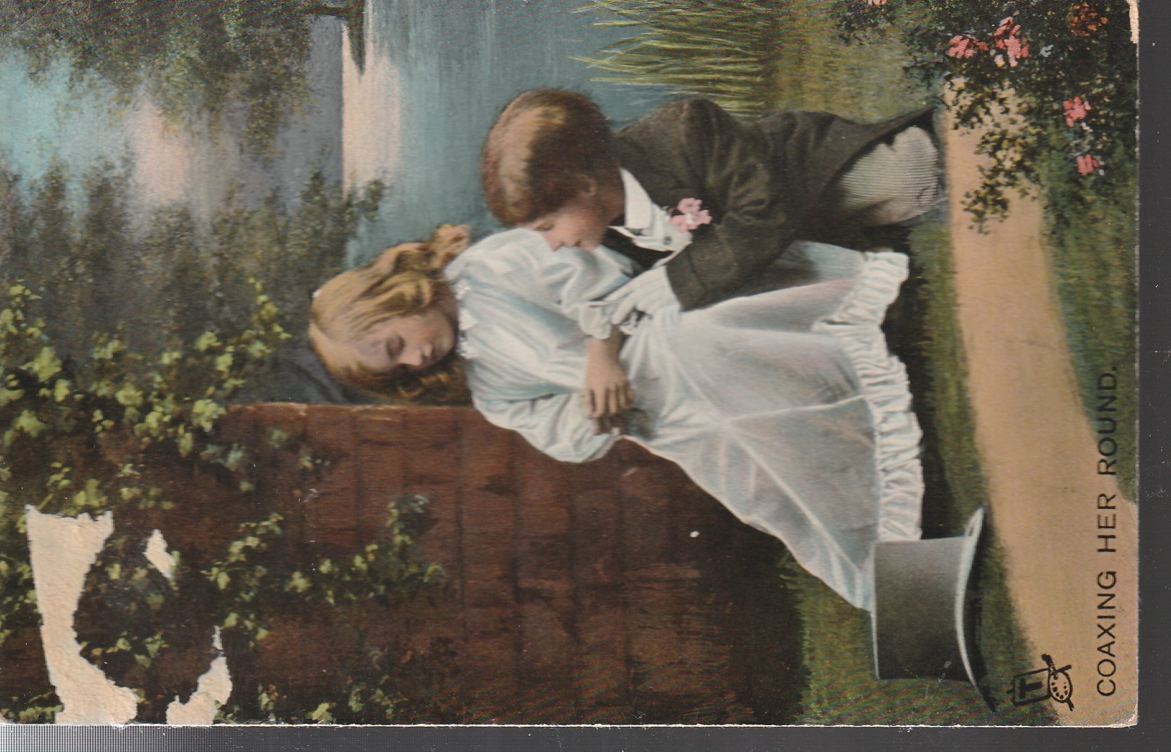 Tucks Ralpholette Love's Young Dream Coaxing Her Round 1908 Children 1 Franklin