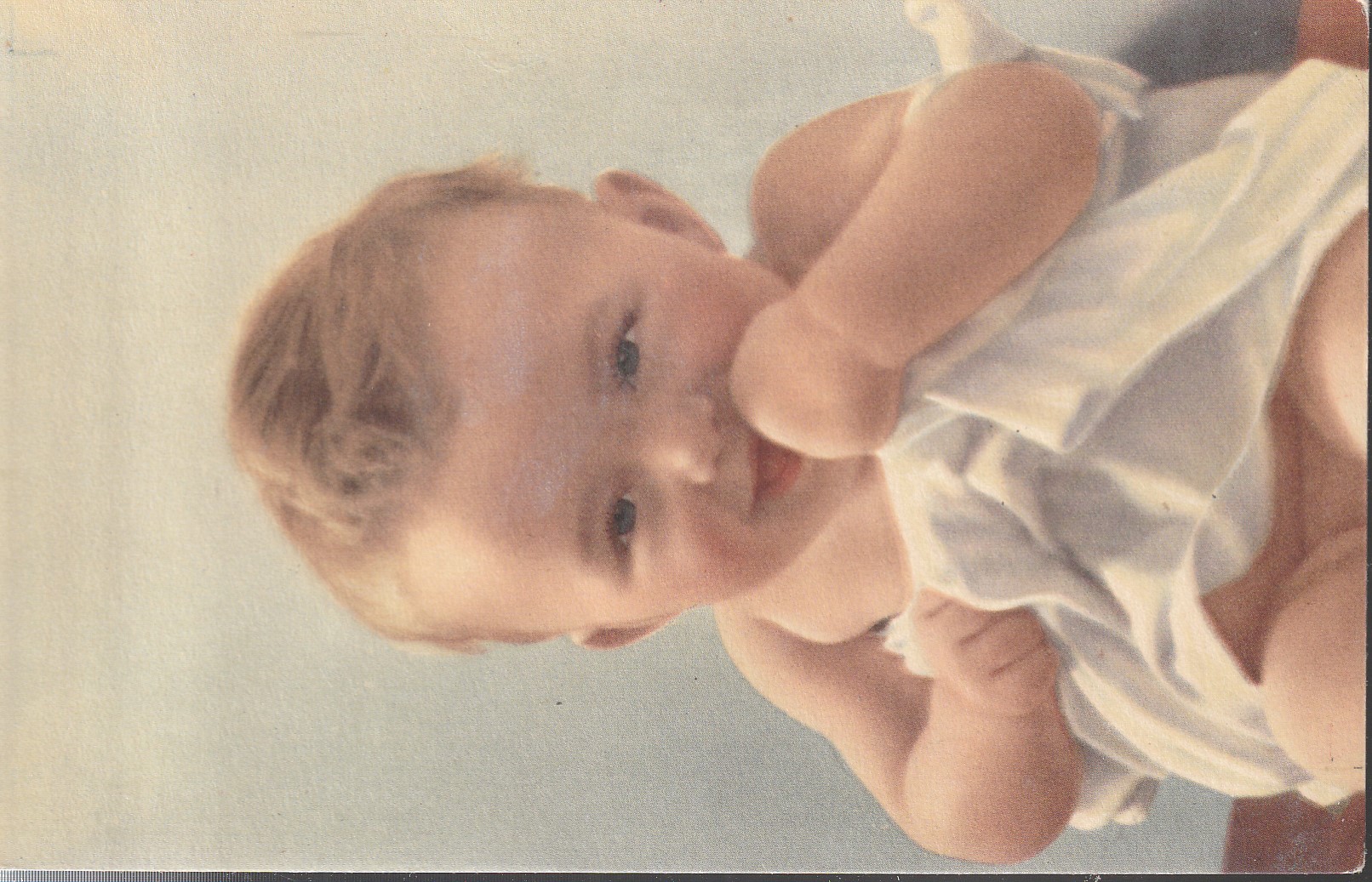 Baby Portrait French Postcard circa 1915 Carte Postale