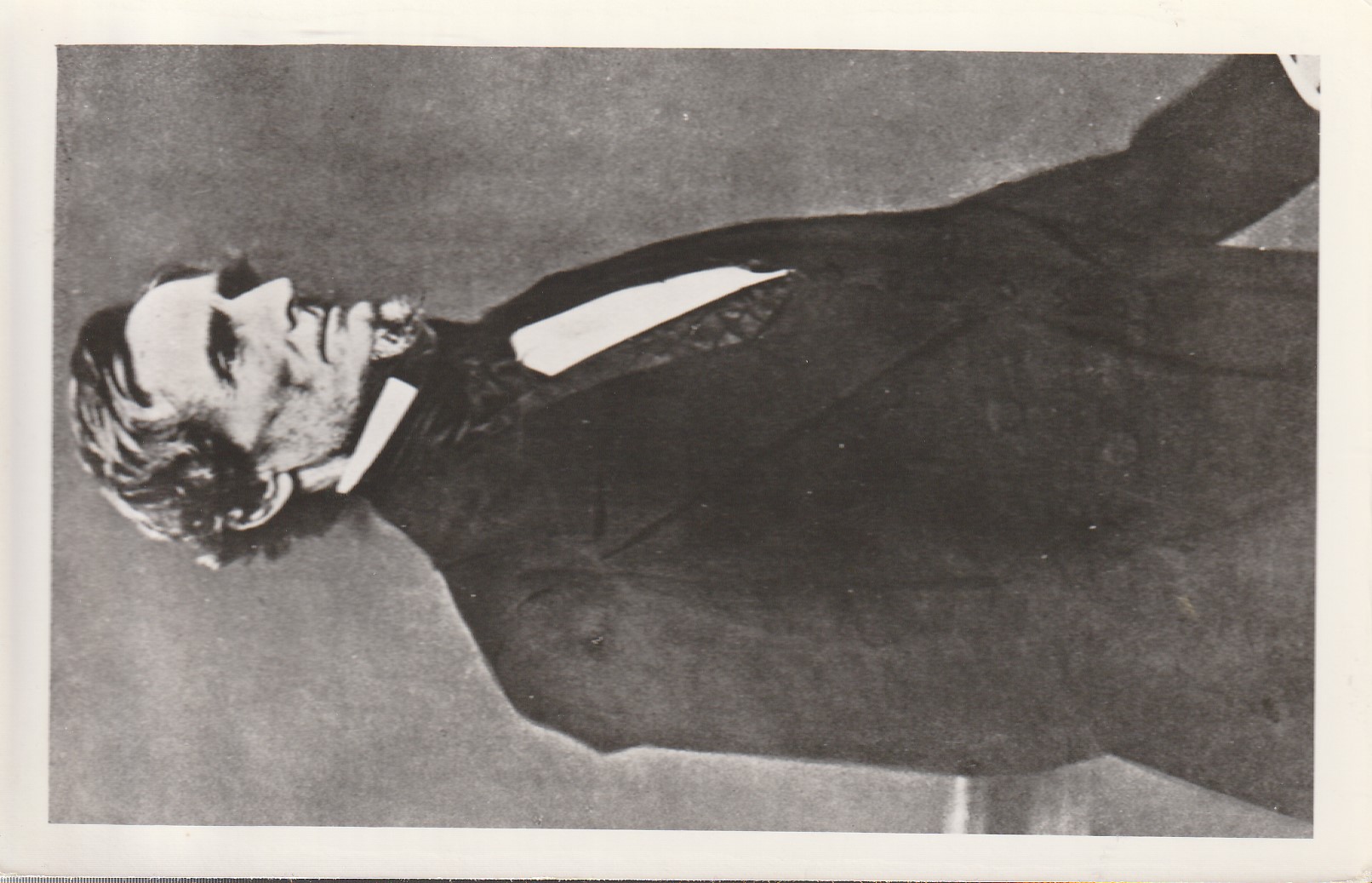 Jefferson Davis Confederacy Glossy Photo Postcard Kodak Paper circa 1960