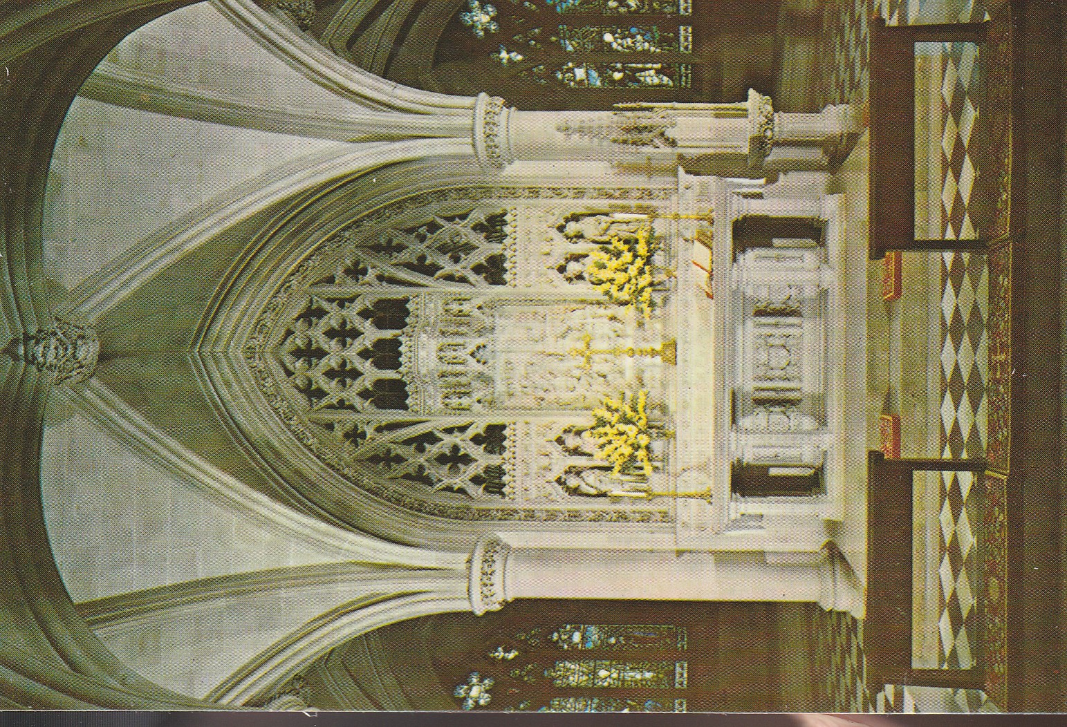 Washington DC Cathedral, Bethlehem Chapel of the Nativity, Mount Saint Alban, circa 1960 Photo Postcard
